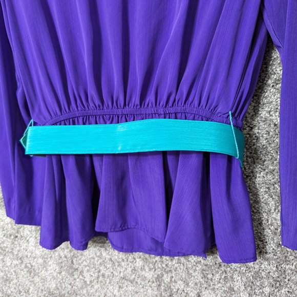 Vintage Petite Focus Formal 2-Piece Set with Belt Size 8P - Picture 8 of 10